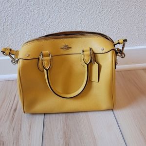 Coach Structured Top Handle/ Crossbody Bag
